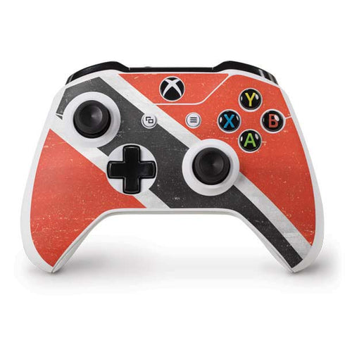 Trinidad and Tobagao Flag Distressed Xbox One S Controller Skin